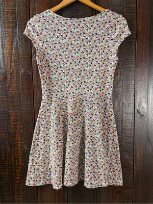 H&M Ditsy Floral Cotton Fit & Flare Dress - NWT 10 thumbnail 8