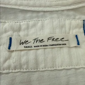 Free People We The Free Lagos Embroidered Boho Hippie Pullover Hoodie thumbnail 4
