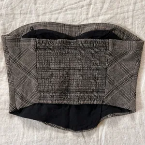 Free People Plaid Tube Top thumbnail 4