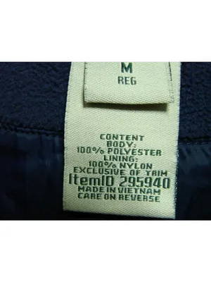L.L. LL Bean Periwinkle Fleece Double Breasted Pea Coat Women Medium Winter Coat thumbnail 7