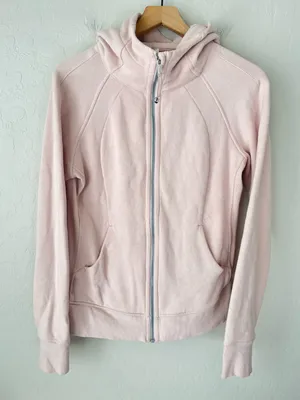 Lululemon Scuba Hoodie fleece zip up jacket feather pink 10 thumbnail 5