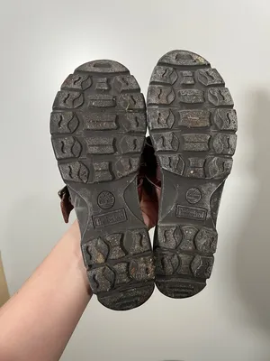 Timberland Leather Buckle Sandals in Brown Oiled Leather Size 8 thumbnail 6