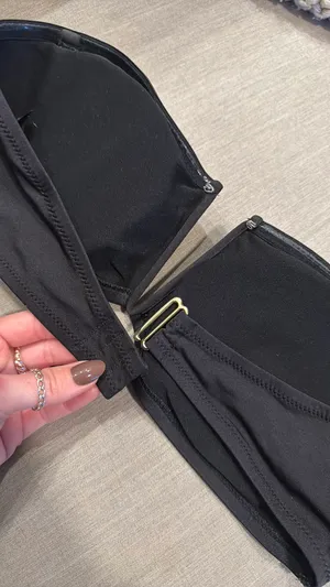 Black Bikini Top Size 12 thumbnail 4
