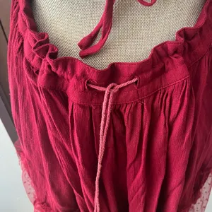 R. Vivimos wine red halter open back swing dress thumbnail 10