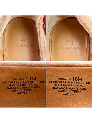 H by Halston Regina Brown Suede 3.25" Block Heel Pump Buckle Ankle Strap Zip 10 thumbnail 10