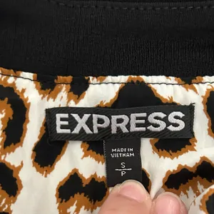 Express Leopard Print Bomber‎ Jacket thumbnail 2