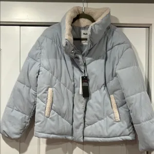 Hurley Blue Puffer‎ Jacket with Quilted Design large thumbnail 2