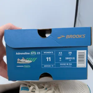 Brooks Adrenaline GTS 23 Womens Running Shoes Coconut Papaya Blue 120381 1B 152 thumbnail 7