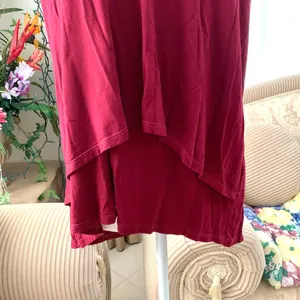 3/$15 Michael Stars Layerd Flowy Scoop Neck Tank Top Red thumbnail 4