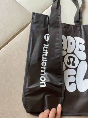 Lululemon Shopping Tote Bag - Large thumbnail 4