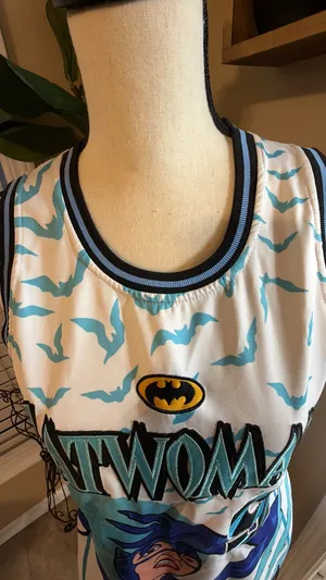 DC Comics Catwoman Graphic Tank Top - Blue/White thumbnail 6