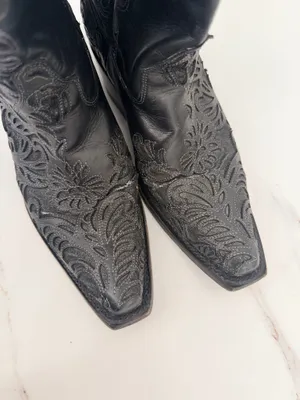 Corral Women’s black embroidered sparkle Boots thumbnail 4