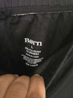 Born Black Ribbed Pajama Set Top & Shorts thumbnail 9