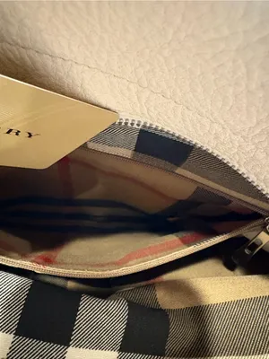 Vintage Burberry Cream Canvas Stowel Roll Up Tote Bag thumbnail 5