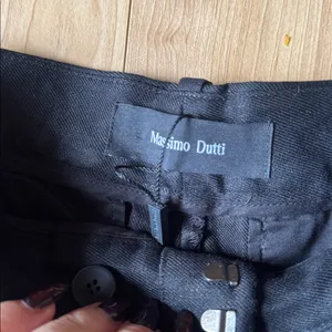 Massimo Dutti Classic Black Trousers thumbnail 2