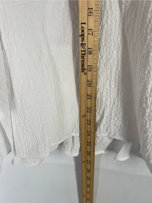 Moonlight Ruffle Collar Tunic Top - White thumbnail 13