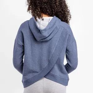 LIV Outdoor Kendall Crossover Back Pullover Hoodie‎ Sweatshirt Blue Large thumbnail 2