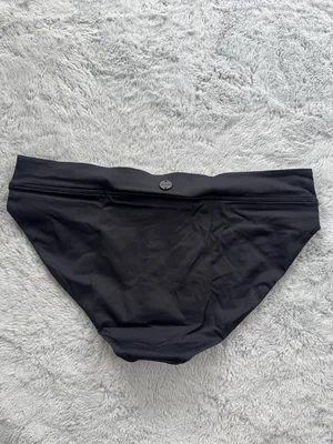 Prana Summer Wave Bikini Bottom Black Small thumbnail 8