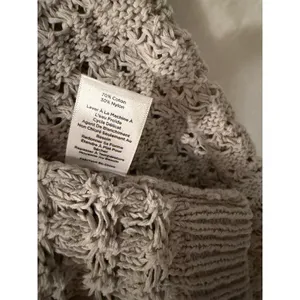 Haven Well Within Womens Gray‎ Open Knit Cardigan Sweater Cotton Blend Size S thumbnail 4