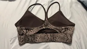 Reebok Snake Skin Print Sports Bra thumbnail 2