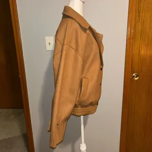 Strut & Bolt oversized coat caramel brown size S‎ NWT thumbnail 2