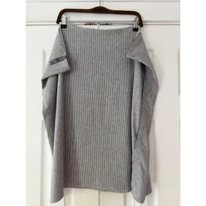 Lululemon‎ Vinyasa Scarf Grey White Micro Stripe Snap Wrap One Size O/S thumbnail 5
