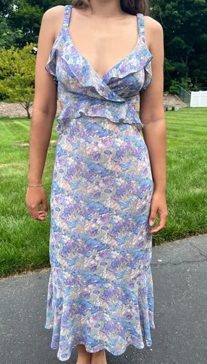 ASTR The Label Midi Dress Floral thumbnail 1