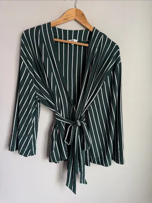 Lake DreamModal® Kimono Pajama Top Large thumbnail 3