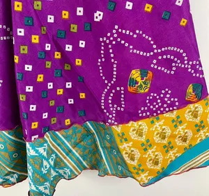 Reversible Maxi Wrap Skirt BINS819 thumbnail 3