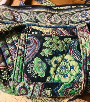 Vera Bradley muti compartment women's handbag thumbnail 5