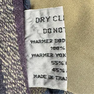Vintage Barn Coat Corduroy‎ Collar Plaid Lining Size 12 thumbnail 12