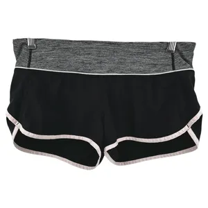 Lululemon Speed Short Pocket Swift Ultra Black Heathered Gray Angel Wing 6 thumbnail 2