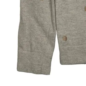 J. Crew Sweater Size XS Light Tan‎ With Gold Polka Dots Cotton Merino Wool Blend thumbnail 3