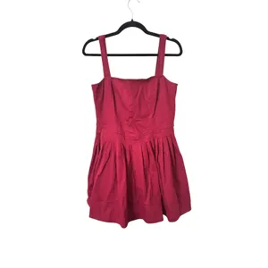 SAYLOR Lilibet‎ Pleated Mini Dress Maroon Medium thumbnail 2