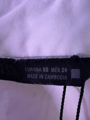 Zara White Sleeveless Button-Down Shirt with Elastic Hem thumbnail 9