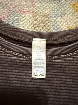 OFFLINE by Aerie Seamless Ribbed Top thumbnail 2