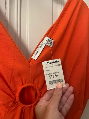 Marshalls Maxi Dress Orange thumbnail 3