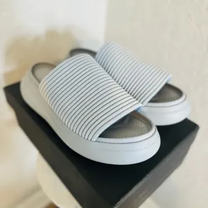 Rag & Bone Brixley Knit Slide Sandal, Gray/Blue, Size‎ 10 (Euro 40), NWT thumbnail 7