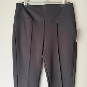 Nine West Office Siren Academia Pintuck Skinny Ponte Trousers Black‎ thumbnail 2