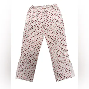 Free People Fresh In Love Floral Lounge Pants Size Medium thumbnail 7