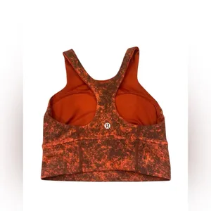 Lululemon Wunder Train Longline Bra 2‎ C/D Sun Bleached Wash Red Merlot thumbnail 6