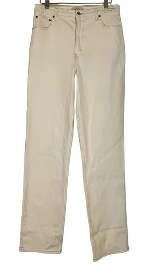 NEW Abercrombie & fitch the 90's Straight Leg Jeans Size 31 Tall thumbnail 1