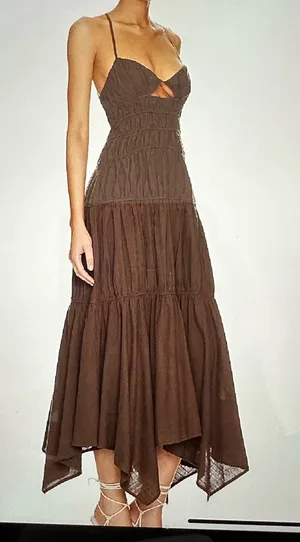 Revolve Tahlia Dress SNDYS Brown thumbnail 10