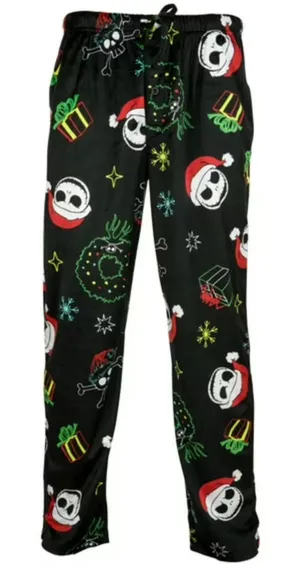 (C295) Nightmare Before Christmas Sleep Pants Medium Disney Jack Skellington thumbnail 1