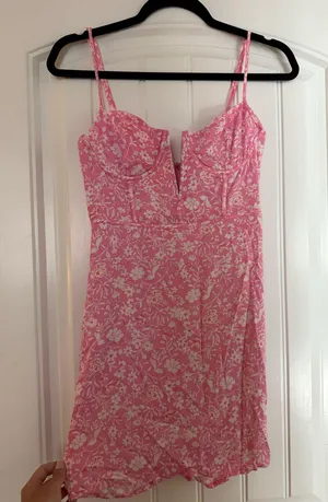 Sky to Moon Dress Pink thumbnail 1