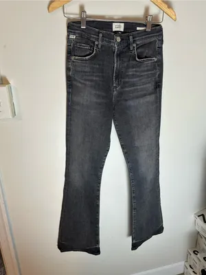 NWOT Citizens of Humanity Lilah kick flares jeans black 25 thumbnail 2