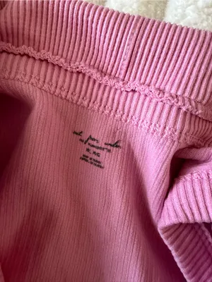 Urban Outfitters Pink Ribbed Crop Top thumbnail 3