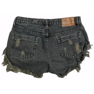 One Teaspoon x Free People Bandits Button Fly Shorts Size 27 thumbnail 3
