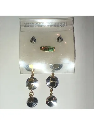 Multicolor Pink Red Purple Dangle Rhinestone Drop Earrings thumbnail 5