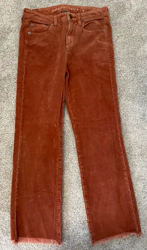 American Eagle Outfitters Hi-Rise Crop Flare thumbnail 1